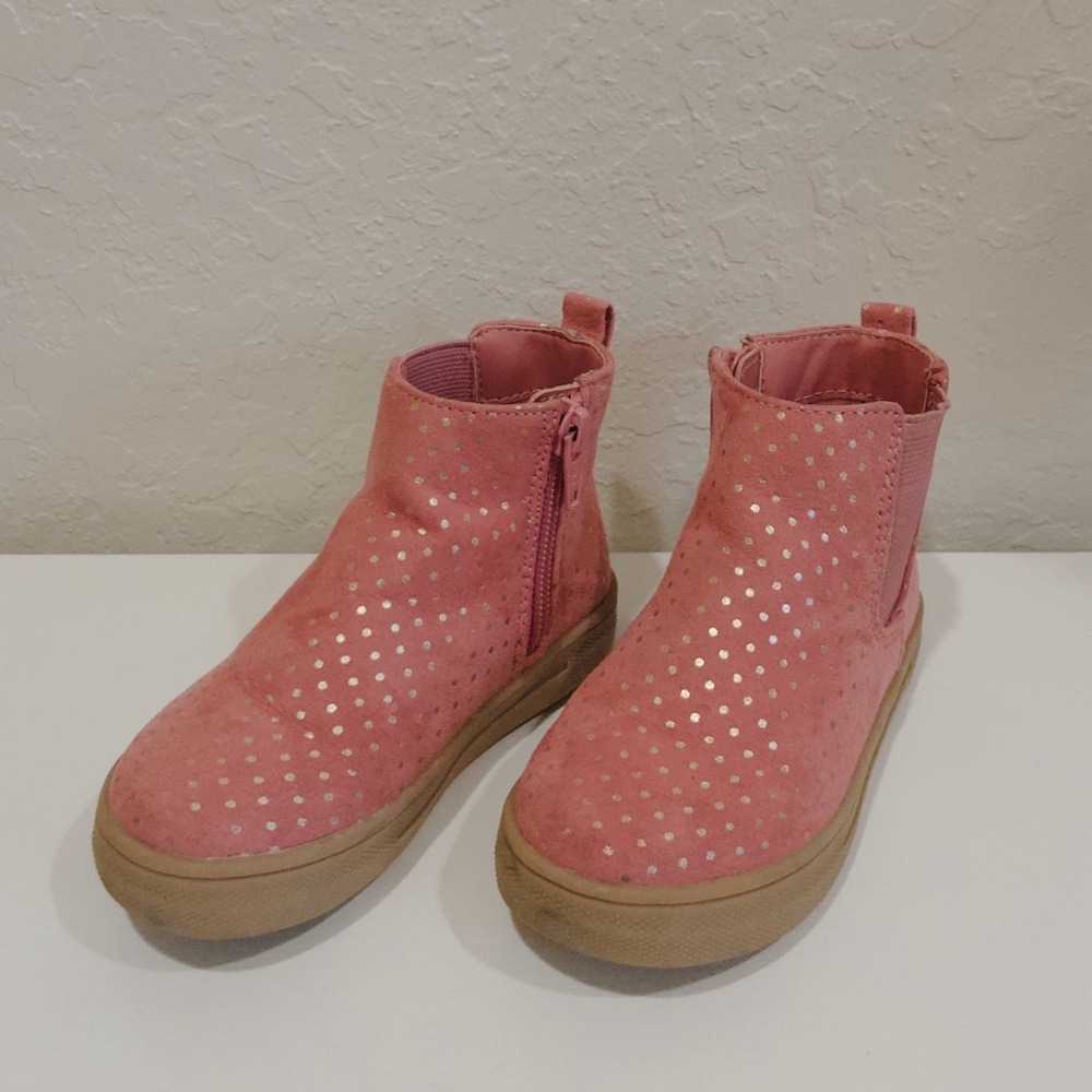 Gap Girls Pink Glitter Boots – Size 8